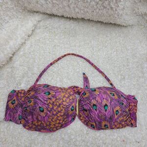 Sofia by Vix Swimwear San Isidro Bandeau Bikini Top NWT sz Small‎